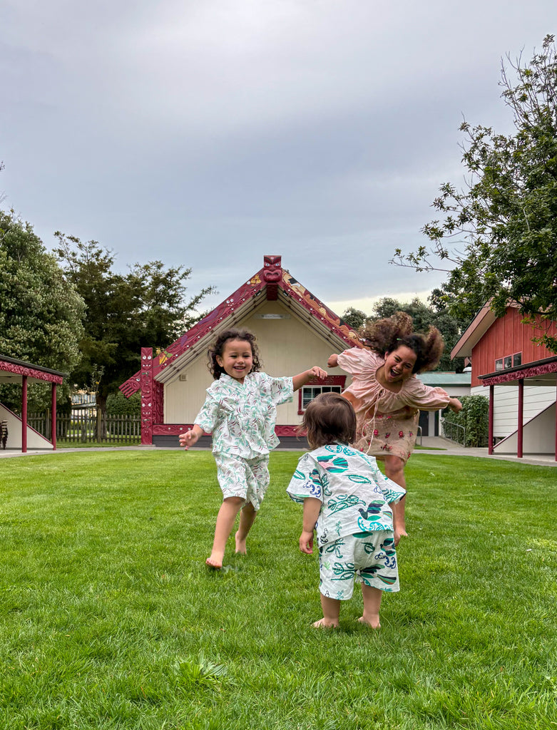 Kererū Ma Kimono Shorts