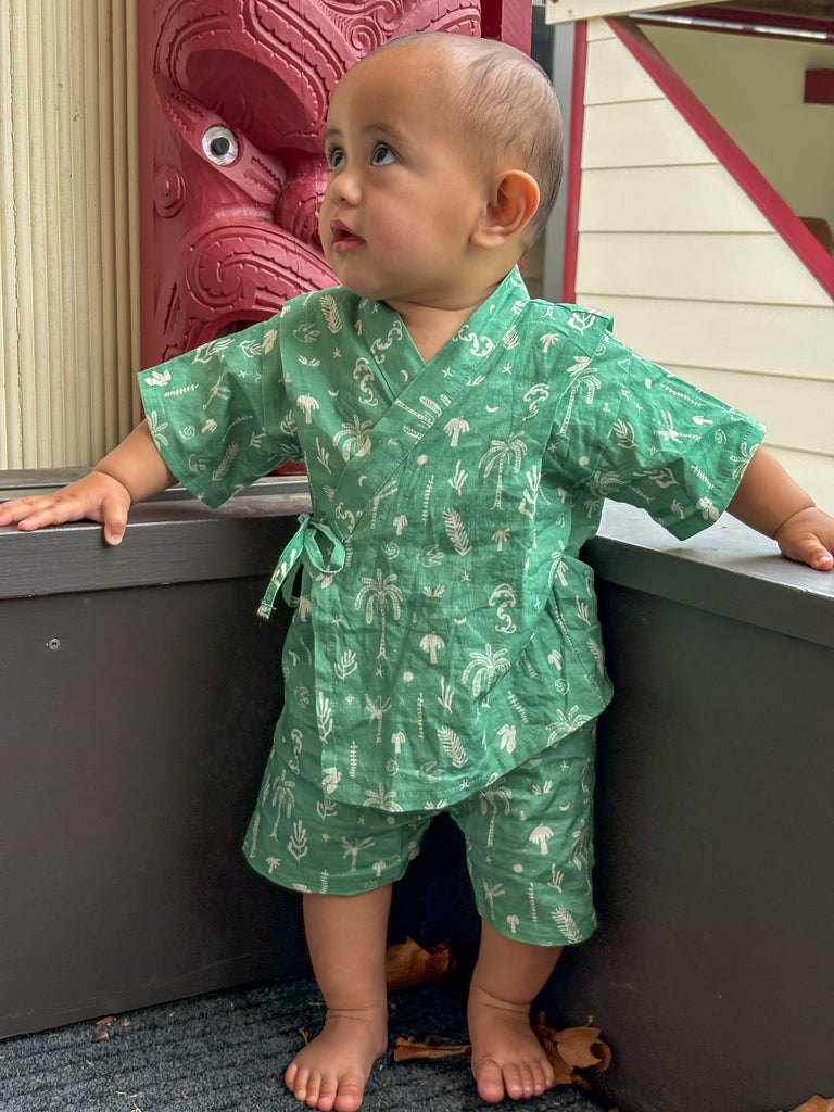 Ngahere Inanga Kimono Top