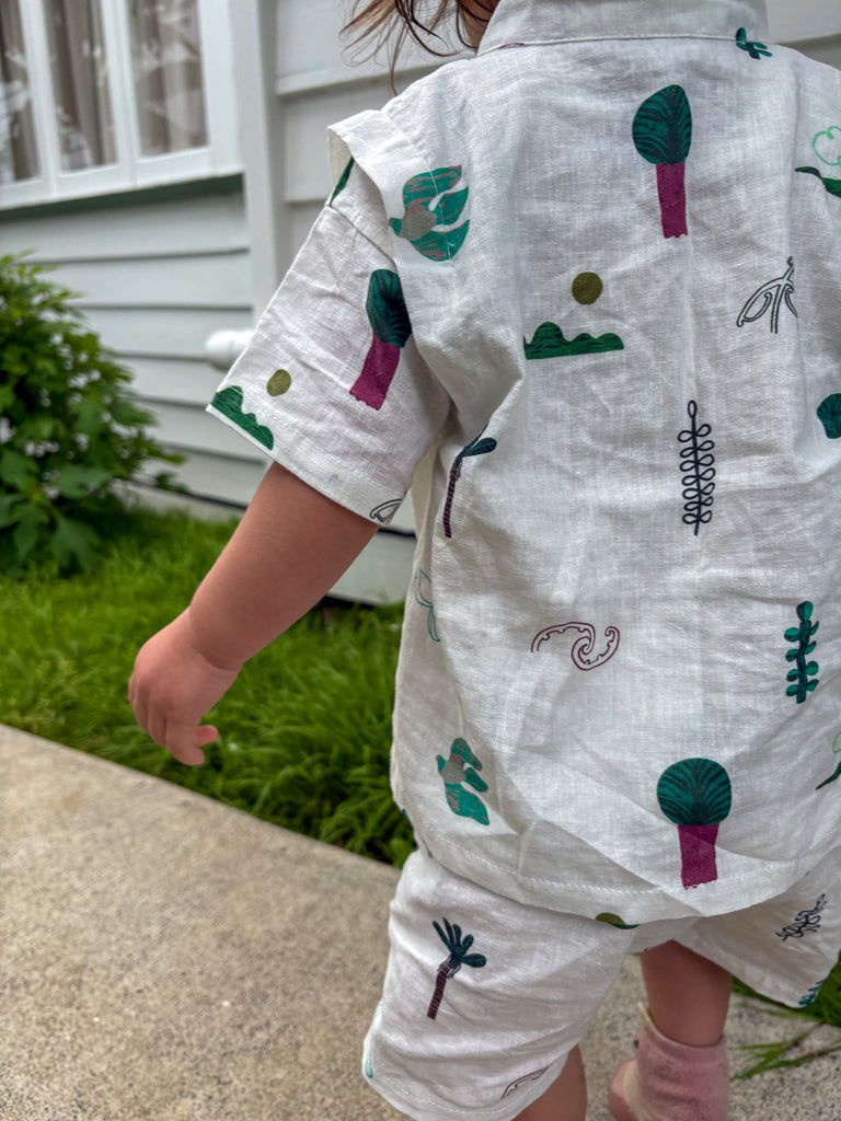 Motu Rākau Ma Kimono Top