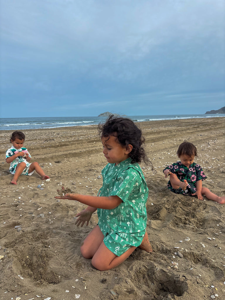 Ngahere Inanga Kimono Top