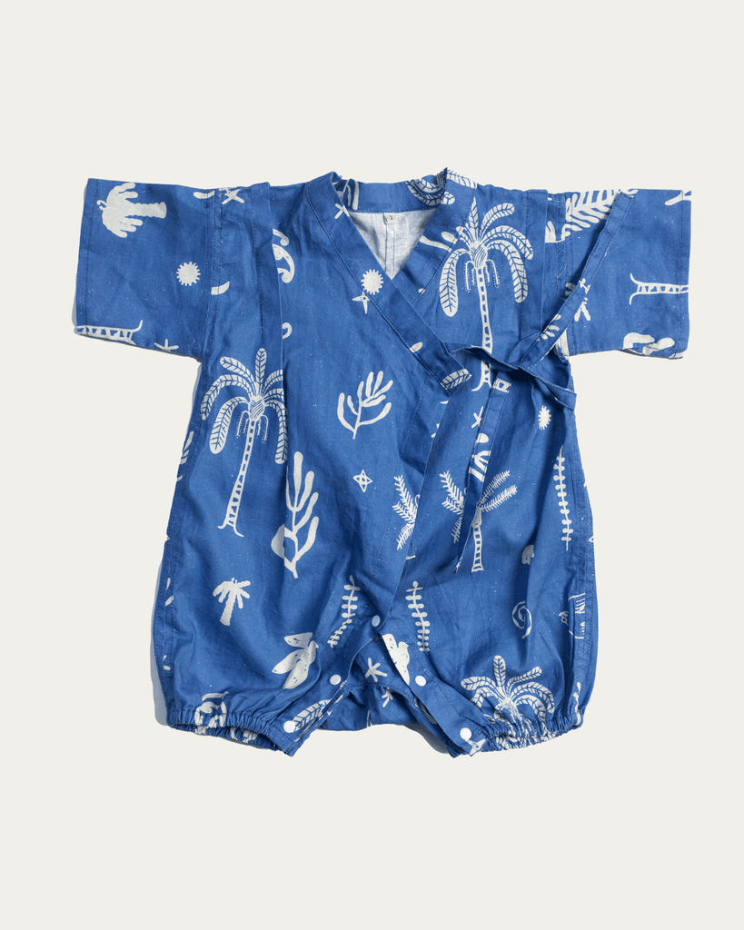 Nikau Kikorangi Kimono Romper